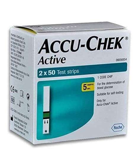 Buy Accu Chek Active 100 Test Strips in Pakistan