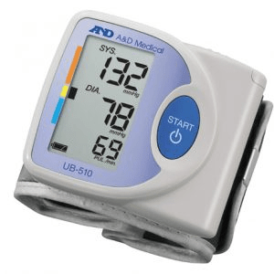 Digital Blood Pressure Monitor Wrist UB 510 A&D Japan