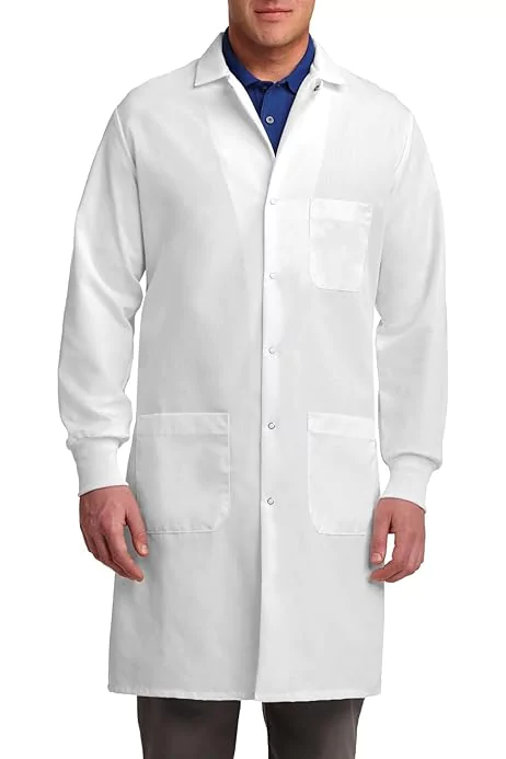 Male Doctor Coat Wrinkle free katie