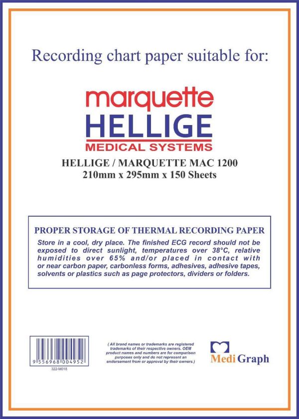 MAC 1200 ECG Paper