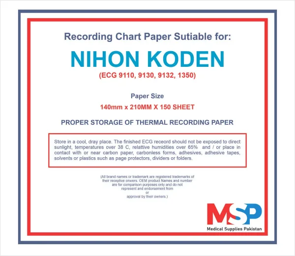 ECG Paper Nihon Kohden in Pakistan