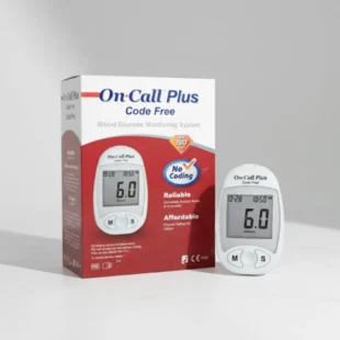 On-call plus blood glucometer