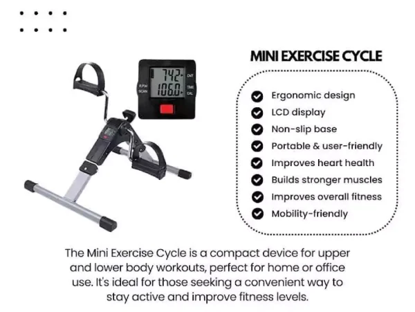 Mini Pedal Exerciser Cycle