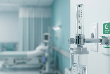 wall mounted oxygen flow meter