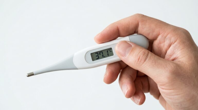 Digital oral thermometer accurate temperature reading