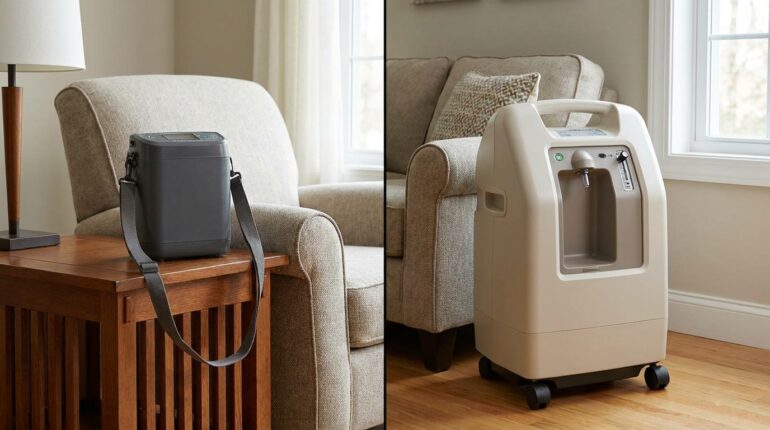 Portable vs stationary oxygen concentrator comparison