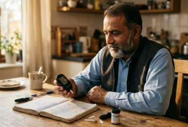 Comparing two different glucometer readings at home