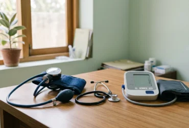Manual aneroid BP apparatus and digital blood pressure monitor compared side by side